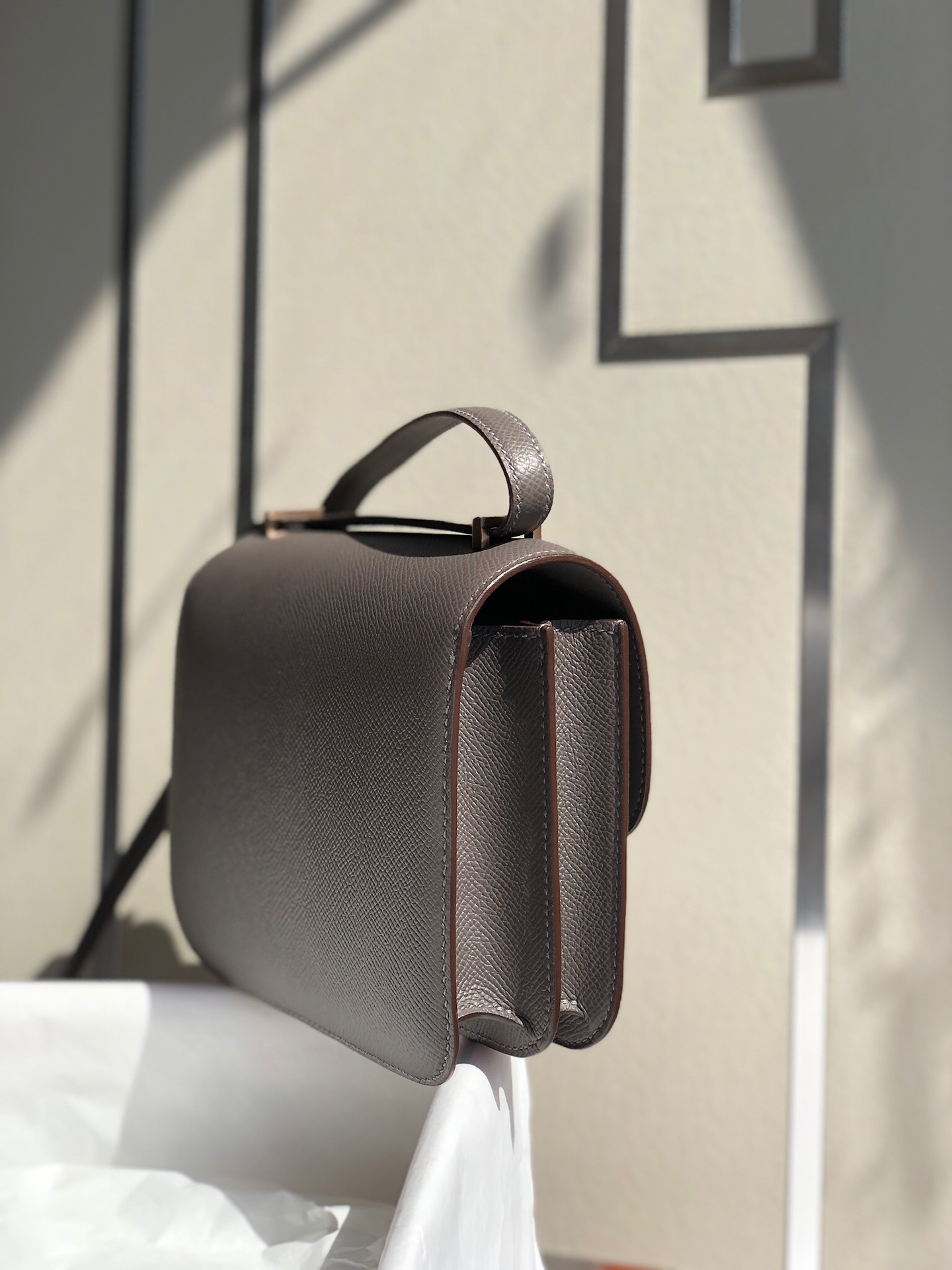 에르메스 콘스탄스18 그리스메이어 로즈골드 버클 앱송